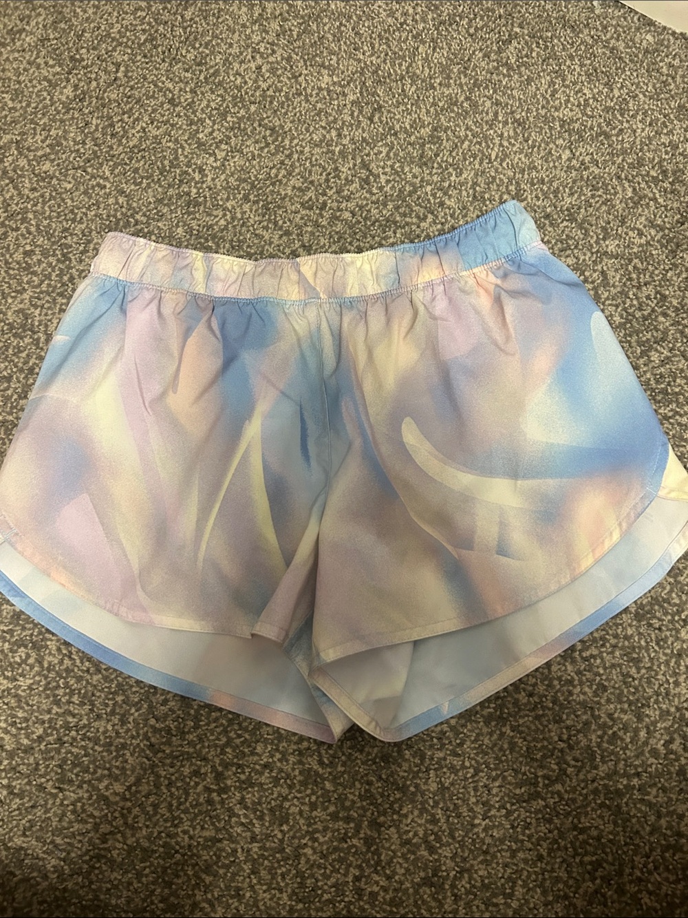 Pastel Tie-Dye Women’s Athletic Shorts
